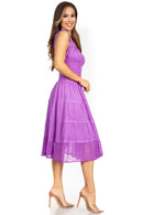 Sakkas Spring Maiden Ombre Peasant Dress