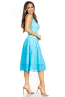 Sakkas Spring Maiden Ombre Peasant Dress