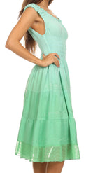 Sakkas Spring Maiden Ombre Peasant Dress