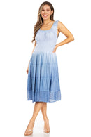 Sakkas Spring Maiden Ombre Peasant Dress