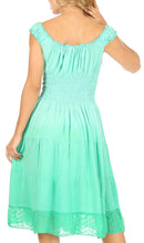 Sakkas Spring Maiden Ombre Peasant Dress