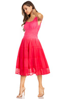 Sakkas Spring Maiden Ombre Peasant Dress