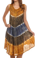 Sakkas Sonia Caftan Dress / Cover Up#color_Gold