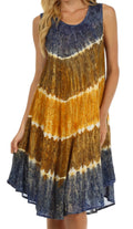 Sakkas Sonia Caftan Dress / Cover Up#color_Navy