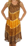 Sakkas Sonia Caftan Dress / Cover Up#color_RussetBrown
