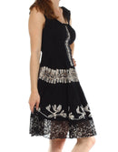 Olivia Gypsy Boho Peasant Batik Dress
