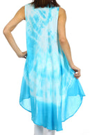 Sakkas Star Dancer Caftan Tank Hi Lo Dress / Cover Up