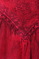 Sakkas Rayon Embroidered Stonewashed Adjustable Spaghetti Straps Long Dress