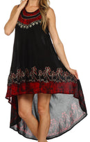 Sakkas Island Soul Hi Lo Caftan Dress / Cover Up