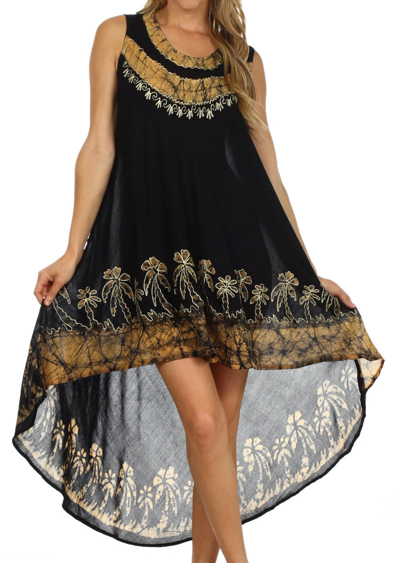 Sakkas Island Soul Hi Lo Caftan Dress / Cover Up