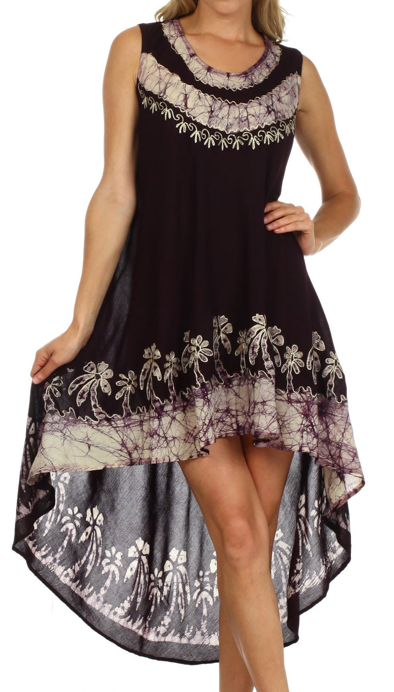 Sakkas Island Soul Hi Lo Caftan Dress / Cover Up