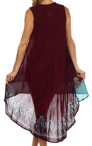 Sakkas Island Soul Hi Lo Caftan Dress / Cover Up