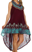 Sakkas Island Soul Hi Lo Caftan Dress / Cover Up