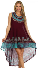 Sakkas Island Soul Hi Lo Caftan Dress / Cover Up