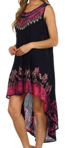 Sakkas Island Soul Hi Lo Caftan Dress / Cover Up