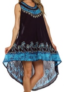 Sakkas Island Soul Hi Lo Caftan Dress / Cover Up