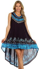 Sakkas Island Soul Hi Lo Caftan Dress / Cover Up