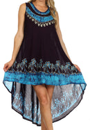Sakkas Island Soul Hi Lo Caftan Dress / Cover Up