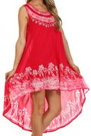 Sakkas Island Soul Hi Lo Caftan Dress / Cover Up