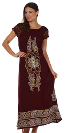 Sakkas Leilani Batik Maxi Dress