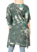 Sakkas Marcy Women's Caftan Top Tunic Dress V neck Loose Summer Boho Swing Coverup