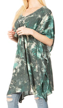 Sakkas Marcy Women's Caftan Top Tunic Dress V neck Loose Summer Boho Swing Coverup