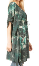 Sakkas Marcy Women's Caftan Top Tunic Dress V neck Loose Summer Boho Swing Coverup