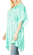 Sakkas Marcy Women's Caftan Top Tunic Dress V neck Loose Summer Boho Swing Coverup