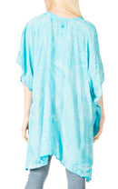 Sakkas Marcy Women's Caftan Top Tunic Dress V neck Loose Summer Boho Swing Coverup