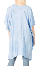 Sakkas Marcy Women's Caftan Top Tunic Dress V neck Loose Summer Boho Swing Coverup