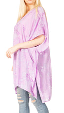 Sakkas Marcy Women's Caftan Top Tunic Dress V neck Loose Summer Boho Swing Coverup