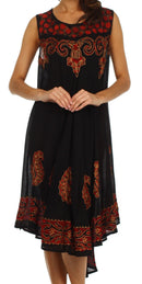 Sakkas Zayna Embroidered Caftan Dress