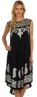 Sakkas Zayna Embroidered Caftan Dress