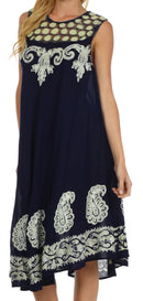 Sakkas Zayna Embroidered Caftan Dress