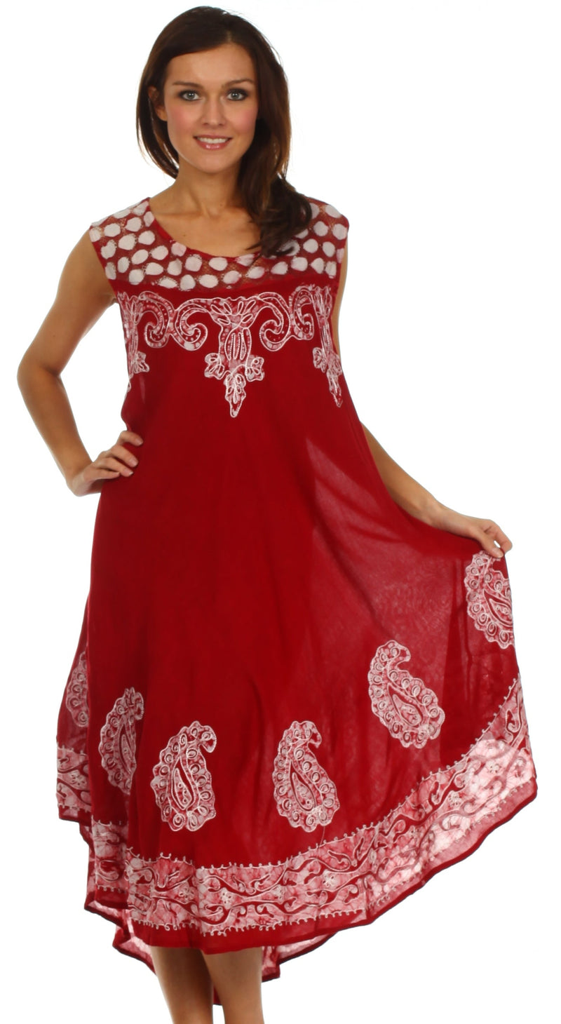Sakkas Zayna Embroidered Caftan Dress