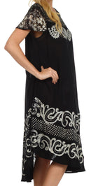 Sakkas Calista Embroidered Caftan Dress