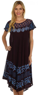 Sakkas Calista Embroidered Caftan Dress