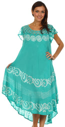 Sakkas Calista Embroidered Caftan Dress
