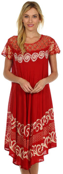 Sakkas Calista Embroidered Caftan Dress