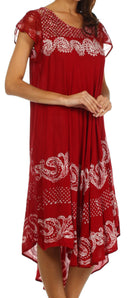 Sakkas Calista Embroidered Caftan Dress