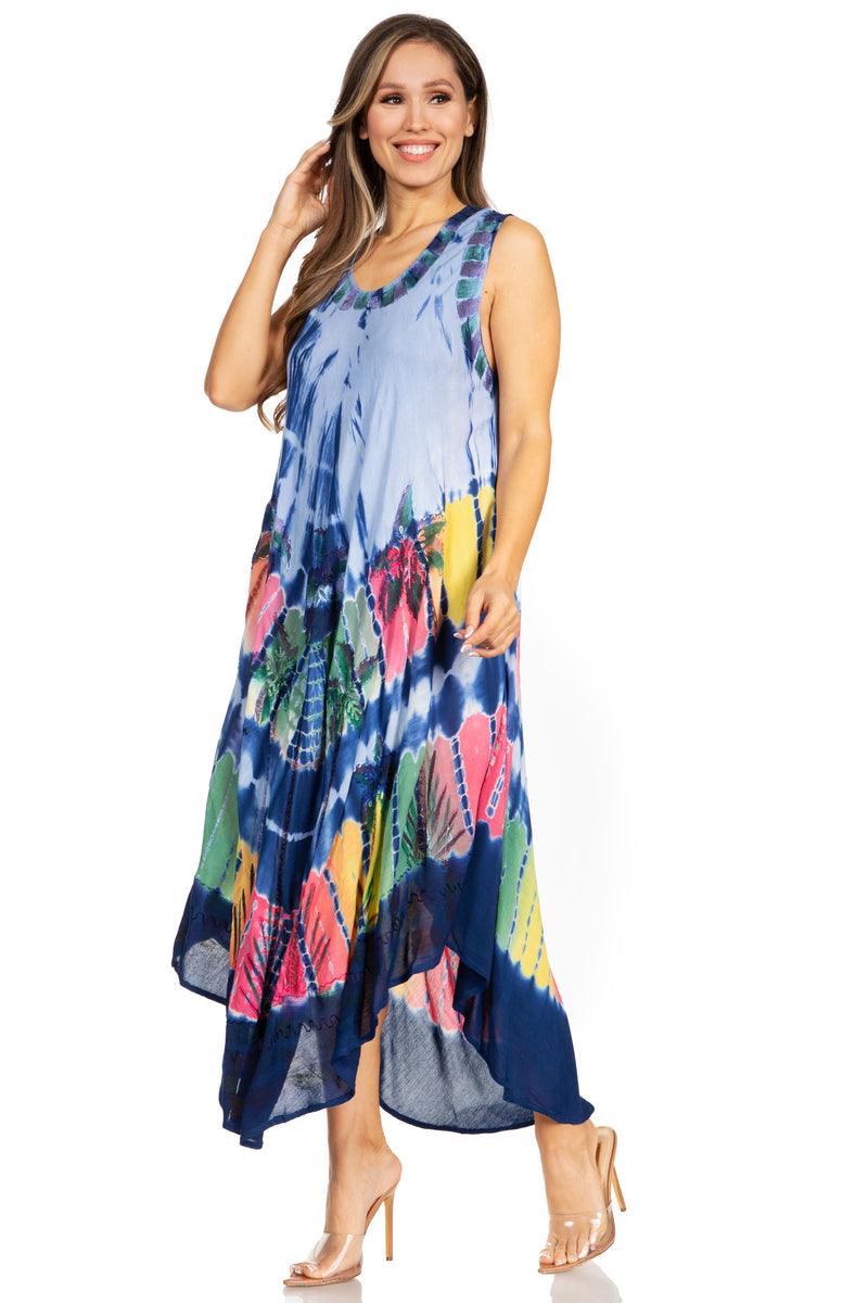 Sakkas Tasanee Caftan Tank Dress / Cover Up