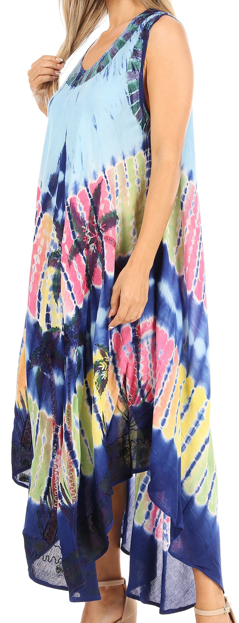 Sakkas Tasanee Caftan Tank Dress / Cover Up