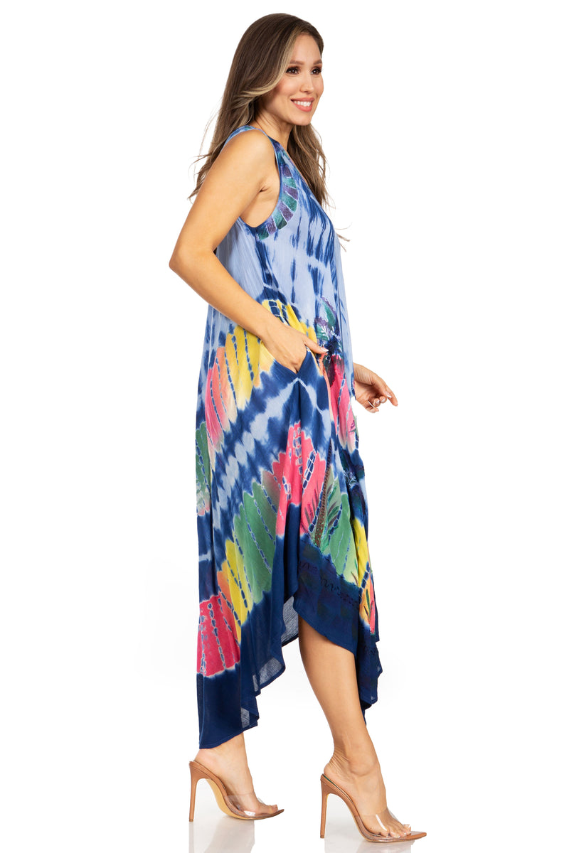 Sakkas Tasanee Caftan Tank Dress / Cover Up