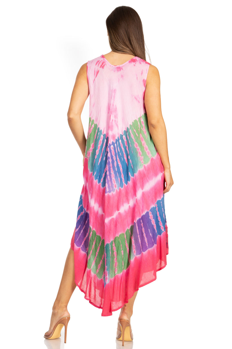 Sakkas Tasanee Caftan Tank Dress / Cover Up