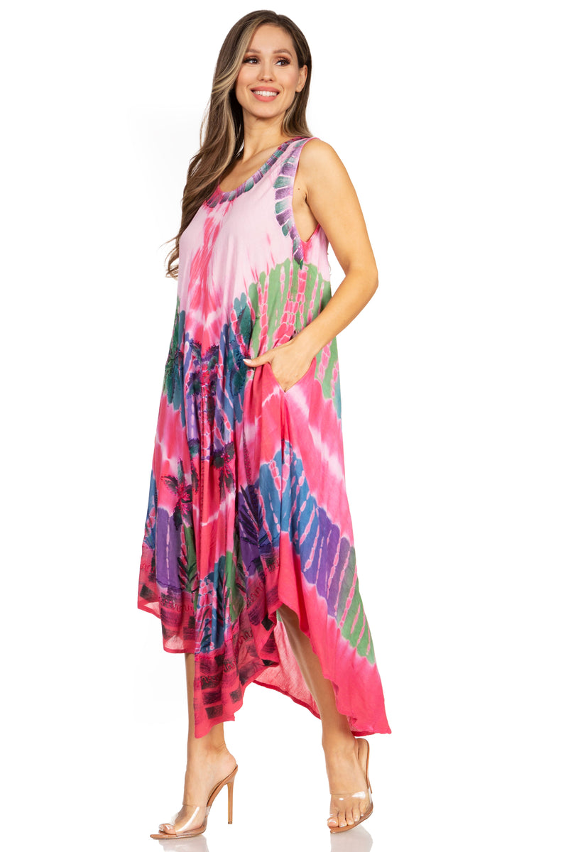 Sakkas Tasanee Caftan Tank Dress / Cover Up