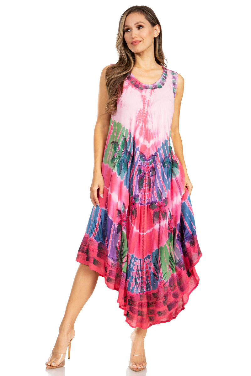 Sakkas Tasanee Caftan Tank Dress / Cover Up