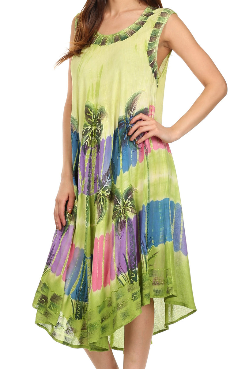 Sakkas Tasanee Caftan Tank Dress / Cover Up