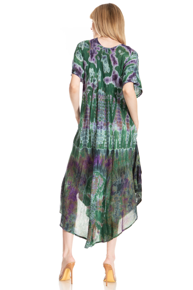 Sakkas Viveka Embroidered Caftan Dress