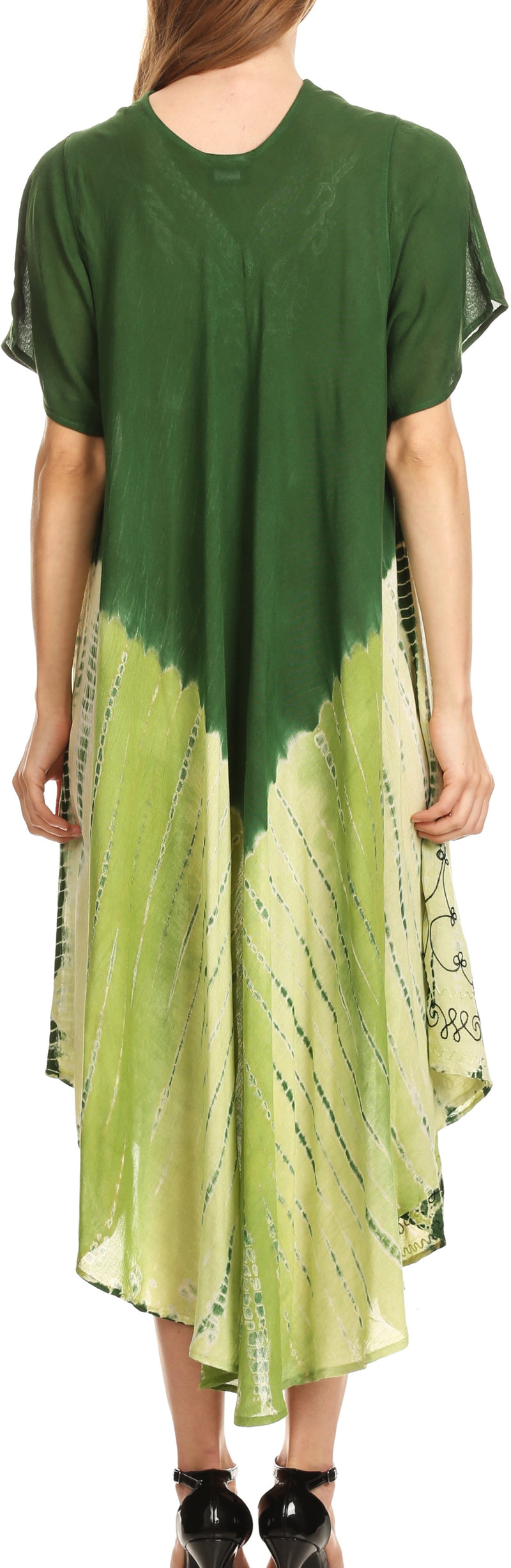 Sakkas Viveka Embroidered Caftan Dress