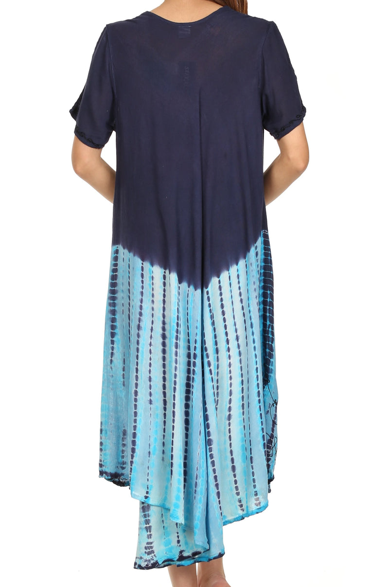 Sakkas Viveka Embroidered Caftan Dress